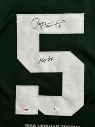 Paul Hornung #5 Signed Green Bay Packers Jersey  With PSA/DNA 'Golden Boy'
