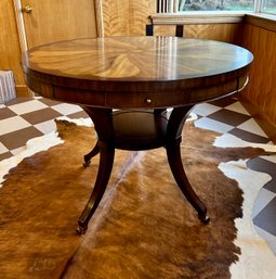 Pinwheel Gaming Table With 4 Small Pull Out Drawers