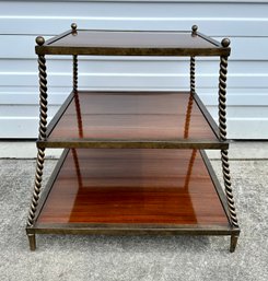 Three Tier Baker Side Table