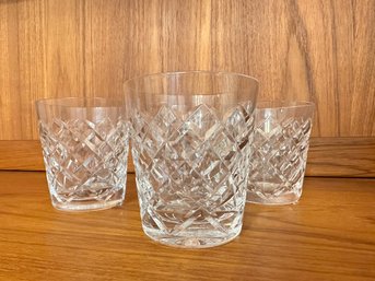 Set Of 4 Waterford Old Fashioned Glasses