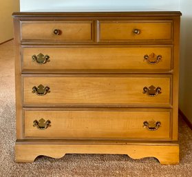 Vintage 4 Drawer Side Dresser ~ Maple Finish