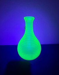 Vintage Frigidaire Uranium Glass Vase