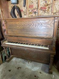 Antique Oak Piano