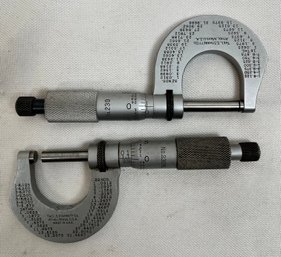 2 Starrett Micrometers.
