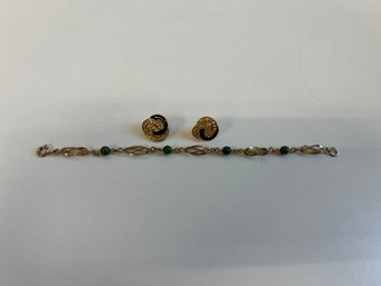 Napier Earrings And Small Bracelet-8'