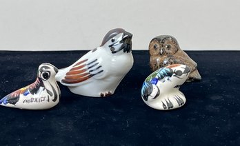 4 Mexican Figurines-ceramic