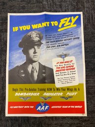 If You Want To Fly - Poster  2.29.1944