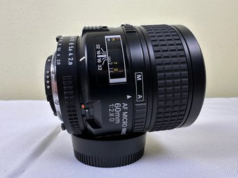 Nikon AF Micro 60mm 1:2.D Lens