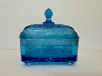 Tiara Honey Blue Lidded Box