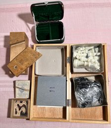 Misc. Lot Of Games And A Jewel Box