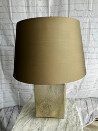 Gold And Glass Lamp