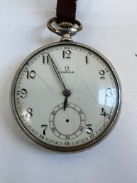 WW11 Era Omega Pocket Watch 15 Jewels