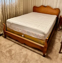 Full Bed Frame With Mattress And Topper