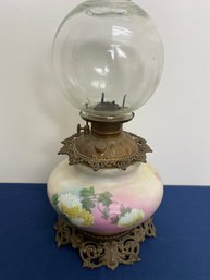 Antique Hand-painted Oil Lantern