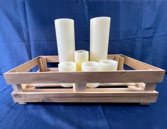 Lot Of 7 Battery Operated Candles.