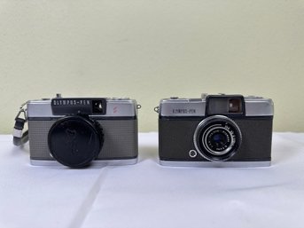 2 Olympus Pen-EE Camera 1:2.8 F3 CM /other Camera 1:3.5  F2.8 CM Lens