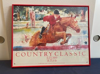 Framed Poster Of Portland Operas Country Classic 1989