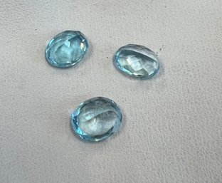 3 Beautiful Blue Topaz