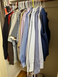 Closet Full Of Mens Clothing Medium And Large