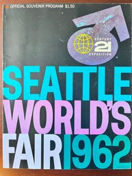 Seattle Worlds Fair 1962 Official Souvenir Program.