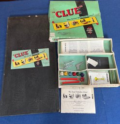 Vintage Clue Game By Parker Bros