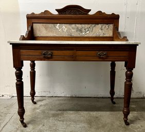 Antique Eastlake Marble Top Wash Stand _local Pick Up