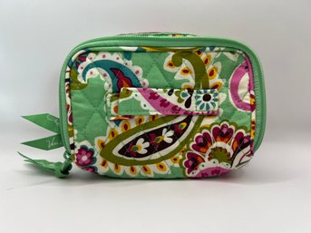 Vera Bradley Makeup/jewelry Pouch With Extra Compartments