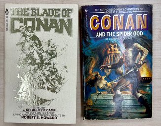Ace Science Fiction & Bantam Books, Conan Series, L. Sprague De Camp, Vintage Science Fiction Books