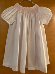 Childs Full Length Dress With Smocking