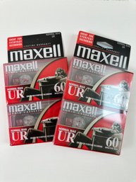 Four 60 Minutes Sealed Maxell Cassettes