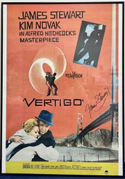 Vertigo Movie Poster Framed, Alfred Hitchcock, Reprint