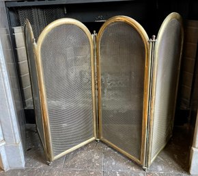 French Antique Fireplace Screen