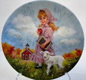 :Mary Had A Little Lamb' Collector Plate W/box