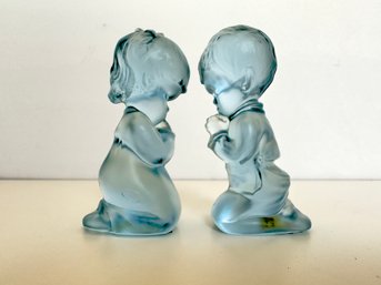 Boy And Girl Praying Fenton Figurines