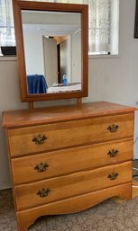 4 Drawer Dresser With Mirror.