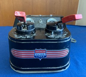 American Flyer Twin Power Controllers Toy Transformer
