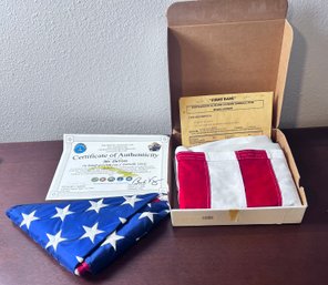 2 USA Flags 1 Flown At Guantanamo Bay, 1 Flown At US Capitol.