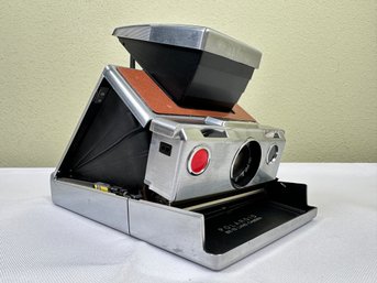 Polaroid SX-70 Land Camera With Leather Case
