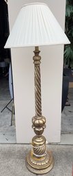 Antique Gold Floor Lamp.