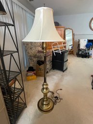 Heavy Brass Floor Lamp