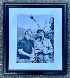 Large Print Of Bob Hope & Arnold Palmer With Golf Club