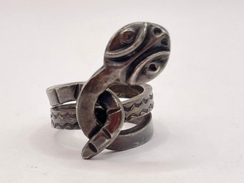 Sterling Silver 925 Snake Ring