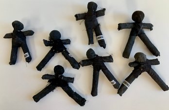 Small Black Handmade Dolls, Made In India