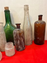 Lot Of 12 Vintage Bottles