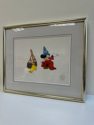 Fantasia Sorcerers Apprentice 1990 Framed Disney Serigraph  2500 Edition