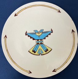Vintage Sims Thunderbird Plate From Pasadena.