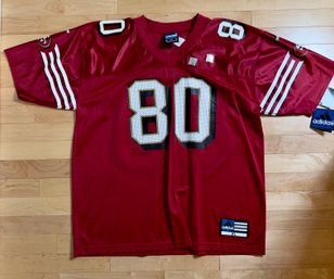 Jerry Rice Official Game Jersey By Adidas With Tags