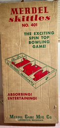 Vintage Merdel Skittles Game In Box.