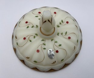 Fenton Twining Berries Box Dish With Lid, With Certificate,  Limited Edition