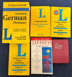 6 Foreign Language Dictionaries.